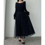 「Louere」 コンビワンピース LARGE ブラック レディース