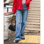 「FREAK'S STORE」 「SOMETHING」デニムパンツ MEDIUM サックスブルー レディース