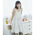 「PILIT」 キャミソールワンピース MEDIUM オフホワイト レディース