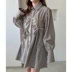 「apres jour clair」 長袖シャツ フリー ブルー系その他 レディース