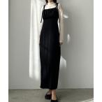 「Louere」 ノースリーブワンピース MEDIUM ブラック レディース