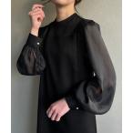 「junoah」 ドッキングワンピース MEDIUM ブラック レディース