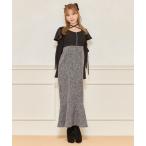 「apres jour」 ドッキングワンピース フリー ブラック レディース