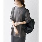 「SHIPS any」 長袖カットソー ONE SIZE ブラウン レディース
