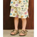 パンツ 「リンク」アソート総柄配色ステッチショートパンツ_セットアップ可 キッズ 子供服 男の子 女の子
