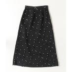 「UNITED ARROWS」 フレアスカート 38 ブラック レディース