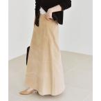 「quaranciel」 ロングスカート 38 ベージュ レディース