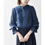 「SHIPS any」 長袖ブラウス ONE SIZE ネイビー レディース