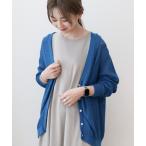 「AMERICAN HOLIC」 ニットカーディガン M ブルー レディース