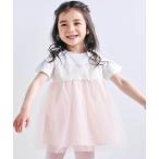 tシャツ ラメチュールオープンスリーブチュニック(80~130cm) キッズ 子供服 女の子