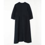 「SHIPS any」 長袖ワンピース ONE SIZE ネイビー レディース