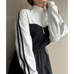 「junoah」 長袖ワンピース MEDIUM 杢グレー レディース