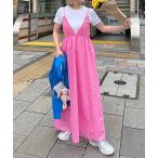 「Alley by w closet」 キャミソールワンピース FREE ピンク レディース