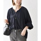 「SHIPS any」 長袖ブラウス ONE SIZE ネイビー レディース