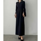 「Louere」 長袖ワンピース X-LARGE ブラック系その他 レディース