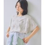 tシャツ 3DレースコクーンTシャツ レディース