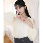 「mipiarl」 長袖ブラウス MEDIUM アイボリー レディース
