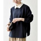 「SHIPS any」 長袖カットソー ONE SIZE ネイビー レディース