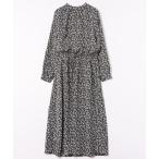 「ROPE' PICNIC」 長袖ワンピース 38 ブラック レディース