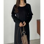 「callautia」 長袖ワンピース SMALL ブラック レディース