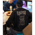 [FREAK'S STORE] тренировочный cut and sewn [Burger Factory сотрудничество ] MEDIUM черный мужской 