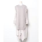 「SNIDEL」 長袖ワンピース ONE SIZE グレー レディース