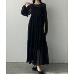 「Louere」 コンビワンピース SMALL ブラック レディース