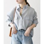 「SHIPS any」 長袖ネルシャツ ONE SIZE ライトブルー レディース