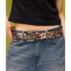 ベルト FAUX CALF HAIR LEATHER XG BELT レディース メンズ