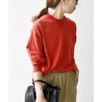 「SHIPS any」 長袖カットソー ONE SIZE レッド レディース