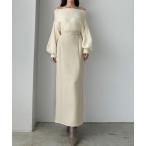 「Louere」 ロングスカート MEDIUM アイボリー レディース