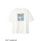 tシャツ 「STAR WARS(TM)」グラフィックプリントレースTシャツ レディース