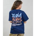 tシャツ 半袖 X-GIRL/エックスガール 半袖 Tシャツ バックプリント 1
