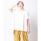 tシャツ アシンメトリーフレアープルオーバー レディース