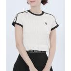 tシャツ マリークワント mary quant バイカラーシャーリング Tシャツ レディース