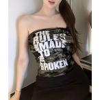  tube top bare top Logo принт tube top s