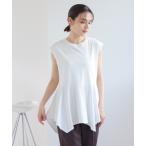 tシャツ アシメペプラムトップス レディース