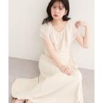 ワンピース 「osono」フリルカラーリップルワンピース