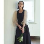 「RUIRUE BOUTIQUE」 長袖ワンピース LL ブラック レディース