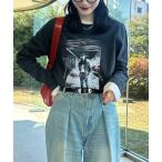 「JEANASIS」 長袖カットソー FREE ブラック系その他 レディース