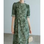 「Dorry Doll」 7分袖ワンピース MEDIUM グリーン レディース