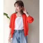 「AMERICAN HOLIC」 ニットカーディガン M オレンジ レディース