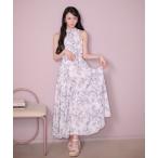 ワンピース 「AKB48 伊藤百花さん着用・女神ワンピース」ホルターネックギャザーフレアワンピース 夏服