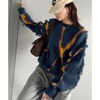「classicalelf」 ニットカーディガン MEDIUM ネイビー レディース