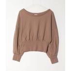 [Lil Ambition] тренировочный cut and sewn FREE Brown женский 