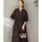 「URBAN RESEARCH ROSSO」 長袖ワンピース FREE ダークブラウン レディース