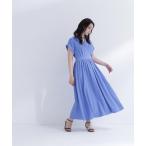 ワンピース カシュクールフレンチスリーブワンピース