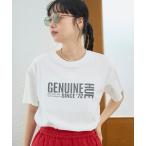 tシャツ 「汗染み軽減 / 接触冷感」 アソートロゴTシャツ レディース