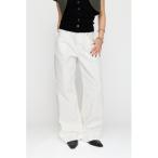  широкий брюки джинсы Denim Denim брюки BASIC COLOR STRAIGHT Denim женский 