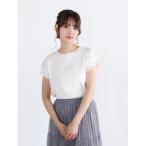 tシャツ リブメローフレンチスリーブTシャツ レディース